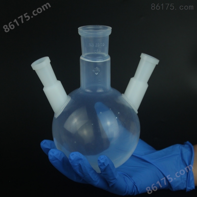 PFA圆底烧瓶500ml透明四氟烧瓶耐氢氟酸